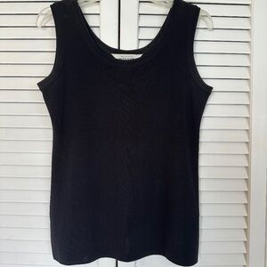 WOMEN'S ELEGANT BLACK MISOOK SLEEVELESS TOP,  SIZE: XS